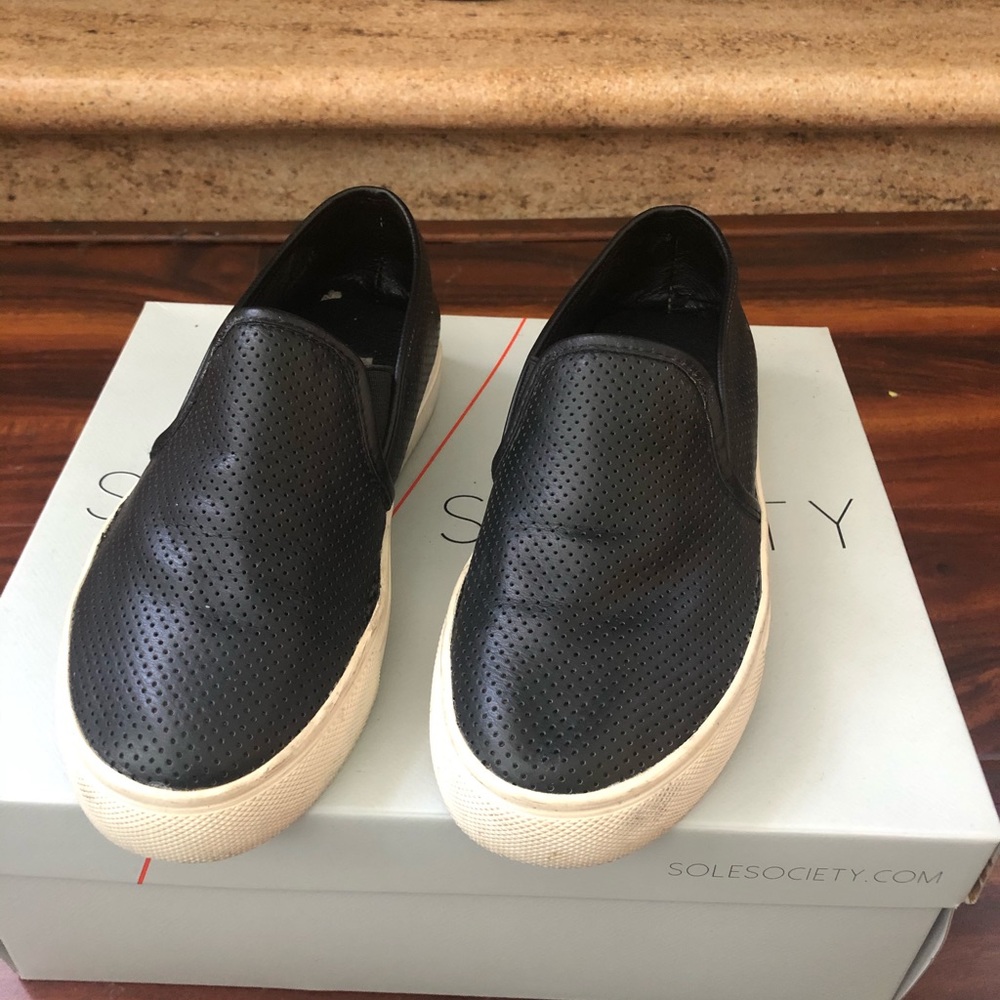 Steve Madden Perforated Slip On Sneaker